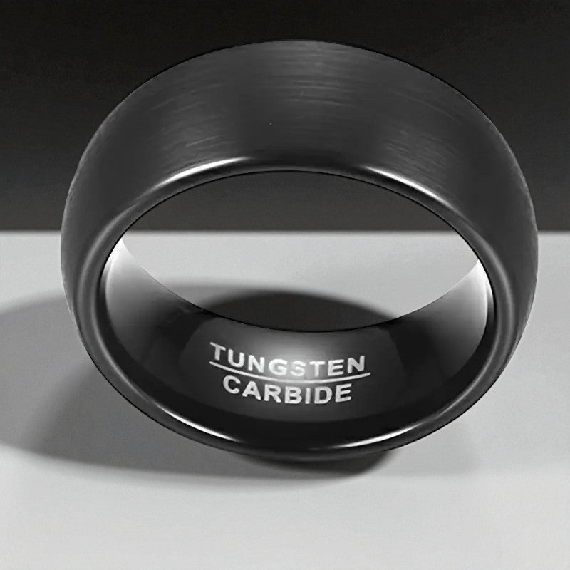 Deluxe Matte Black — 8mm Men’s Tungsten Ring
