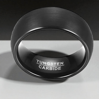 Deluxe Matte Black — 8mm Men’s Tungsten Ring